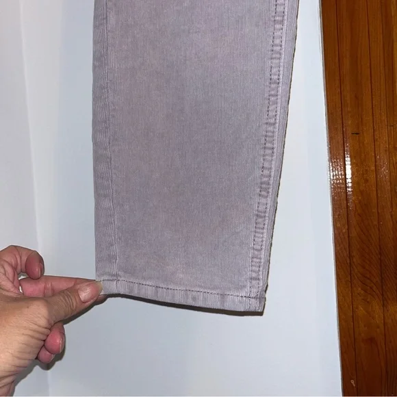 Free People Corduroy Button Fly Jeans • High Rise • Lilac Frost - Picture 6 of 11